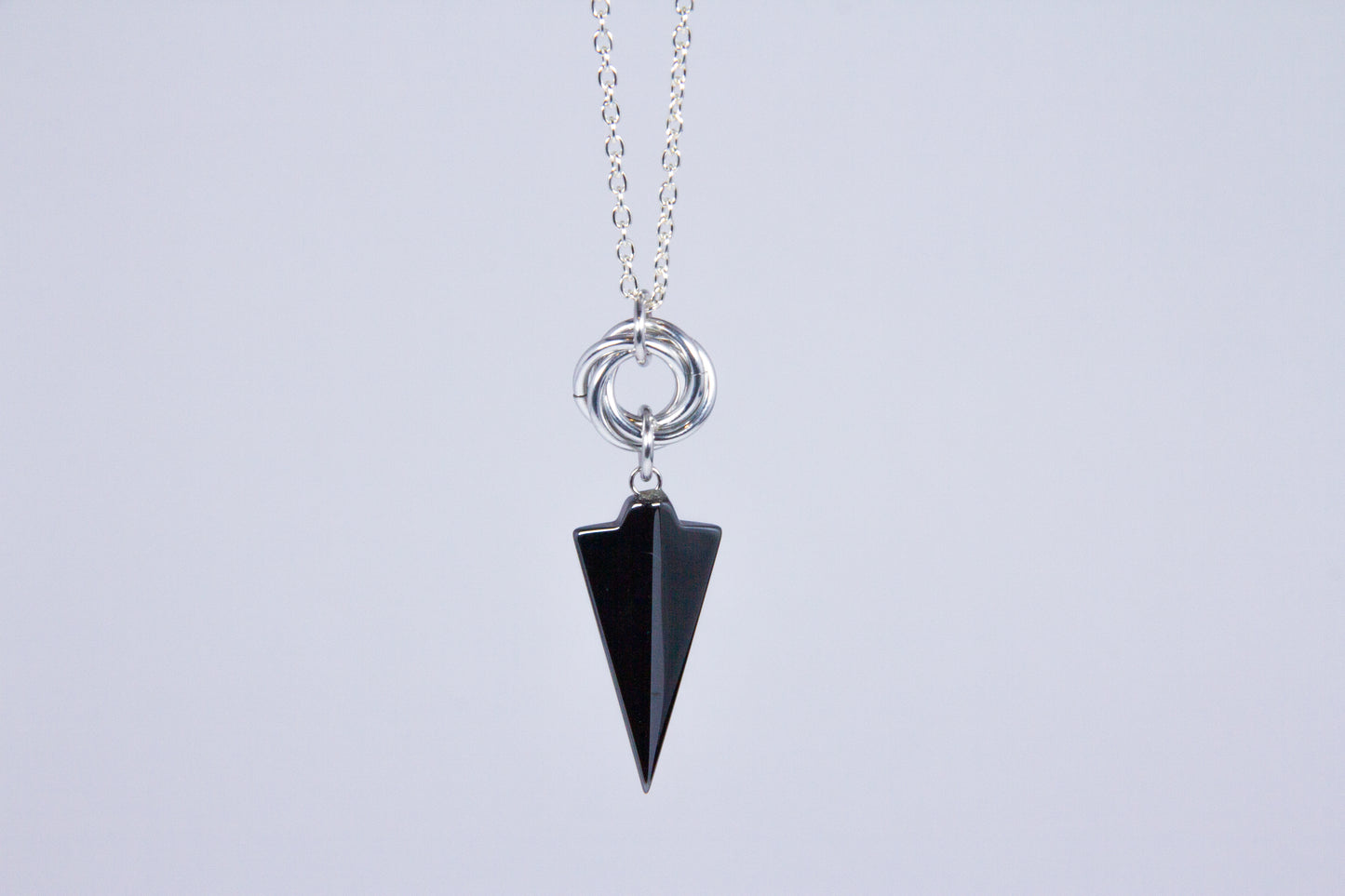 Hematite Mobius Pendant
