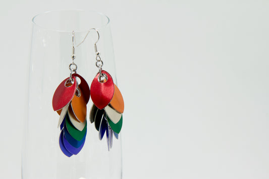 Rainbow Scale Earrings