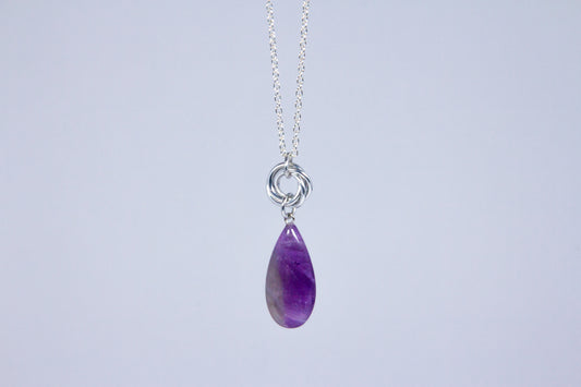 Amethyst Mobius Pendant